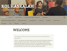 Tablet Screenshot of kolhaskalah.org